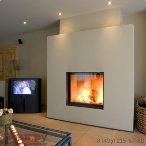 Каминная топка M-design Luna 1000 V Gold+ (Луна 1000 V Голд+) фото 3