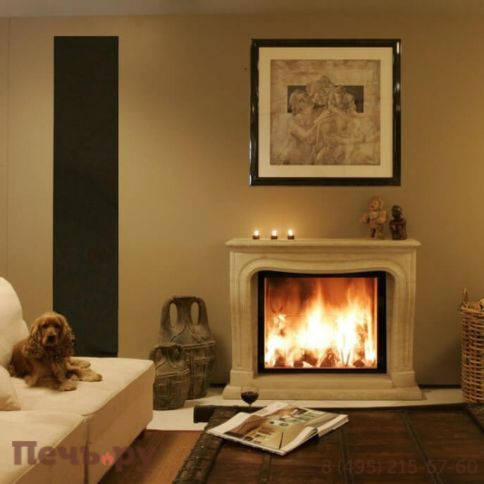 Каминная топка M-design Luna 1000 V Gold+ (Луна 1000 V Голд+) фото 4