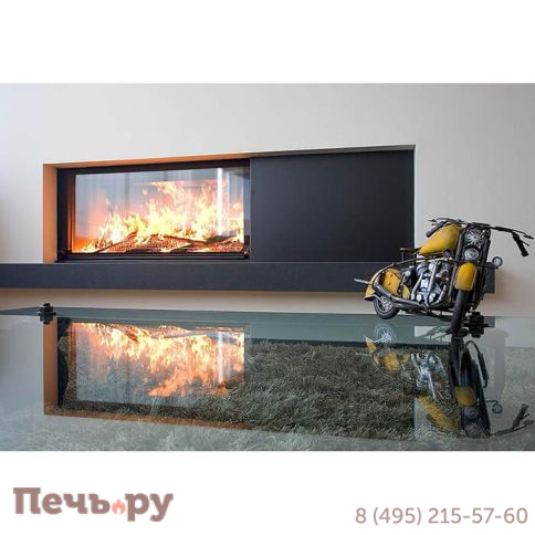 Каминная топка M-design Luna 1150 H Gold+ фото 3