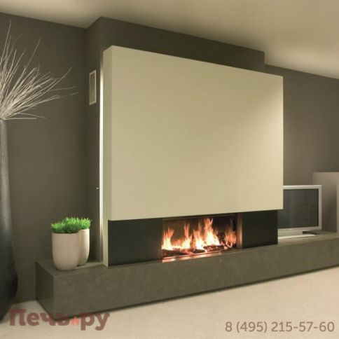 Каминная топка M-design Luna 1150 H Gold+ фото 4