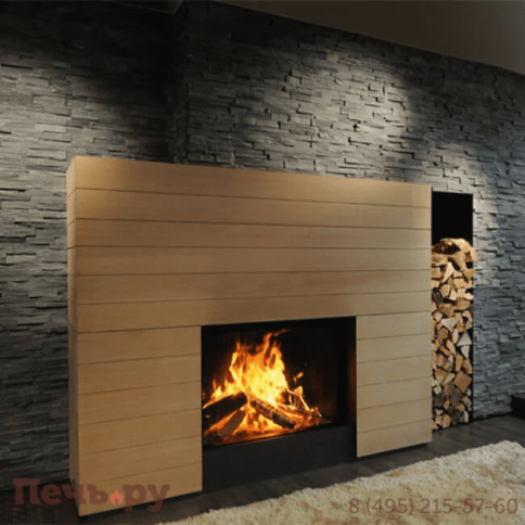 Каминная топка M-design Luna 1150 V Gold+ (Луна 1150 V Голд+) фото 4