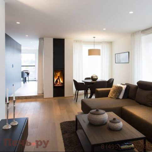 Каминная топка M-design Luna 550 V Gold+(Луна 550 V Голд+) фото 4