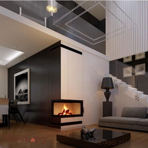 Каминная топка M-design Luna 900 CL/CR Diamond (Луна 900 CL/CR Даймонд) фото 7