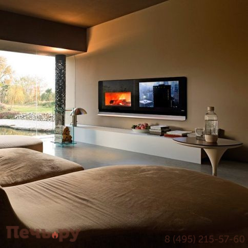 Каминная топка MCZ Scenario - VIVO 90 wood TV right side\left side фото 3