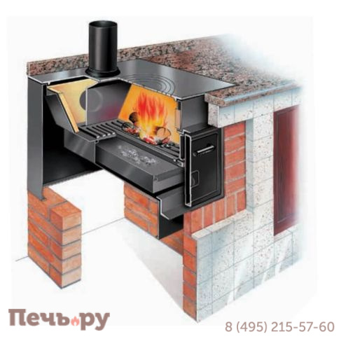 Каминная топка Piazzetta Carlotta фото 3