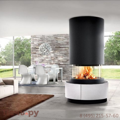 Каминная топка Piazzetta M360 цилиндрический кожух фото 4