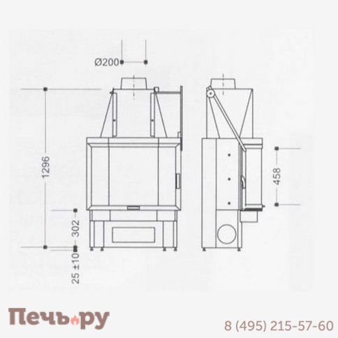 Каминная топка Richard Le Droff FG 4600 ELG фото 3