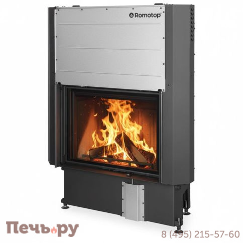Каминная топка Romotop Impression 2G L 80.60.01 черный шамот фото