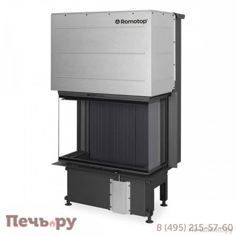 Каминная топка Romotop Impression C 2G L 80.61.34.21, черный шамот фото 4