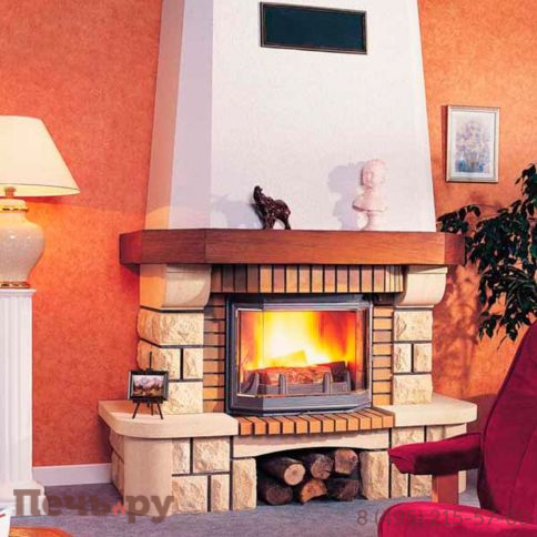 Каминная топка Seguin Hexa 8 гильотина фото 3