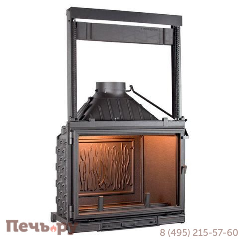 Каминная топка Seguin Super 8 с гильотиной, с двойной подачей воздуха фото 3