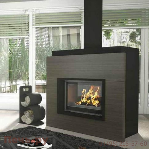 Каминная топка Seguin Visio 8 Black Line гильотина фото 3