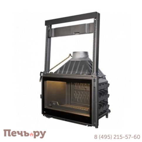Каминная топка Seguin Visio 8 Black Line гильотина фото 5