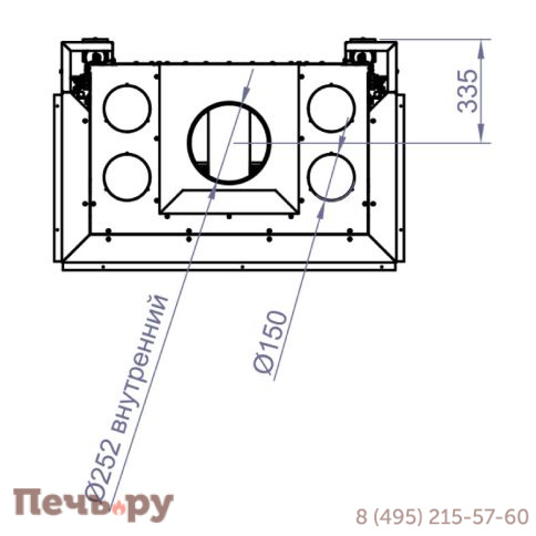 Каминная топка Stav 3VF 1000 фото 8