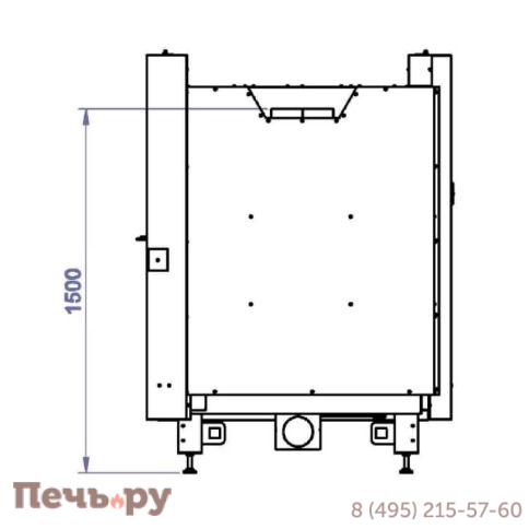 Каминная топка Stav  CFR 1000 (правый) фото 6