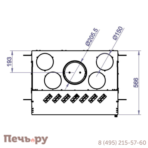 Каминная топка Stav Univers фото 6