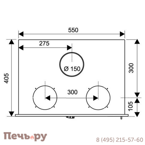 Каминная топка Supra Neo 55 G фото 3