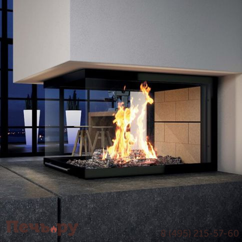 Каминная топка Totem 3 Faces 800 Technika с опцией шиберной заслонки фото 4