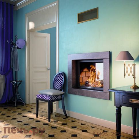 Каминная топка Totem Frontal TECHNIKA 800 с опцией шиберной заслонки фото 4