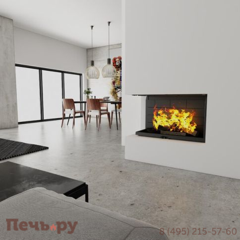 Каминная топка Totem Lateral 800 TECHNIKA с опцией шиберной заслонки фото 5