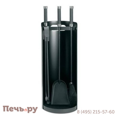 Каминный набор Comex 50.540C Nero/Cromo H.65 фото