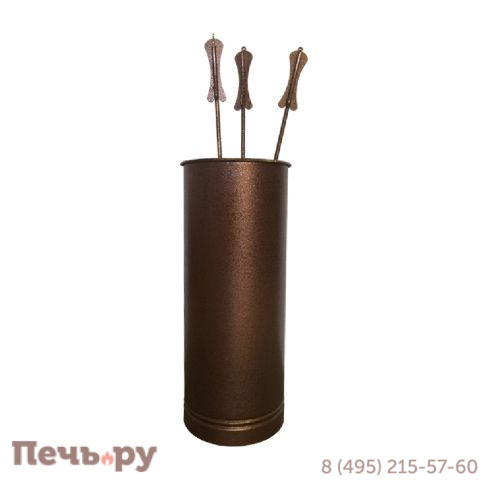 Каминный набор Вулкан VKN011-ACP, античная медь фото