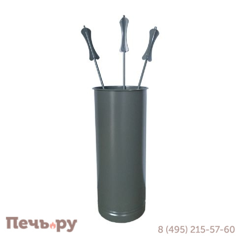 Каминный набор Вулкан VKN011-R7010, серый фото