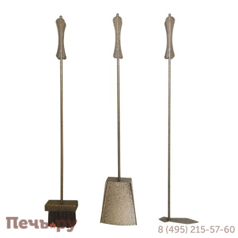 Каминный набор Вулкан VKN021-ABR, античная бронза фото 2