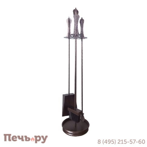 Каминный набор Вулкан VKN021-ACP, античная медь фото