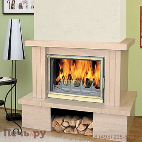 Каминный портал Promet Эмиль (Gialo полированный) фото