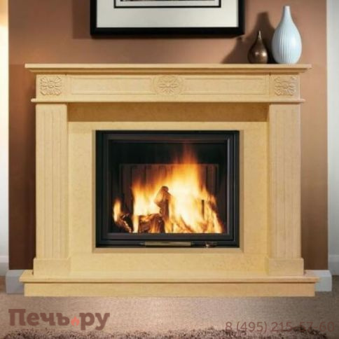 Каминный портал Promet Галатерра (Crema Marfil полированный) фото