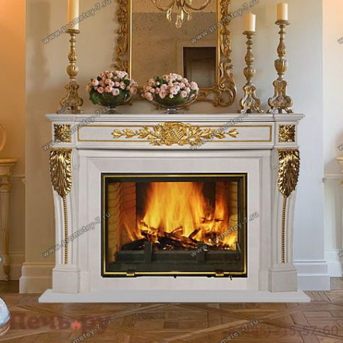 Каминный портал Версаль Голд фото