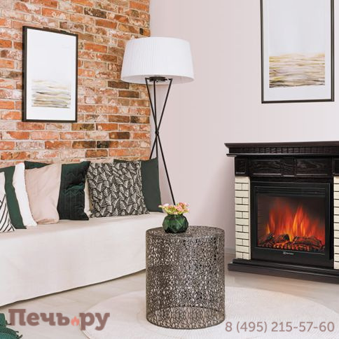 Каминокомплект  Electrolux Firelight Bricks 30 камень бежевый с очагом EFP/P-3020LS фото 2