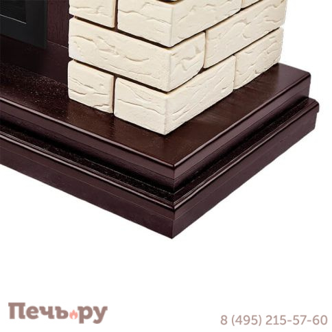 Каминокомплект  Electrolux Firelight Bricks 30 камень бежевый с очагом EFP/P-3020LS фото 4