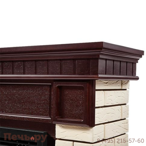 Каминокомплект  Electrolux Firelight Bricks 30 камень бежевый с очагом EFP/P-3020LS фото 7