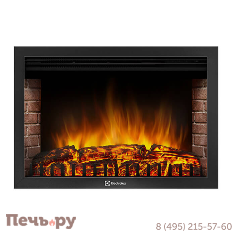 Каминокомплект Electrolux Firelight Bricks Wood 30 с EFP/P-3020LS фото 5
