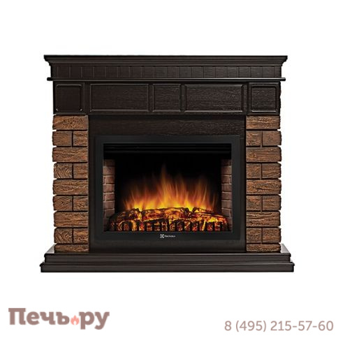 Каминокомплект Electrolux Firelight Bricks Wood 30 с EFP/P-3020LS фото