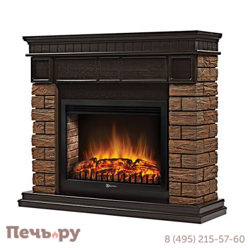 Каминокомплект  Electrolux Firelight  Bricks Wood с очагом EFP/P-3020LS фото 3