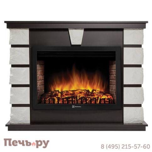 Каминокомплект  Electrolux Firelight  Excalibur с очагом EFP/P-3020LS фото