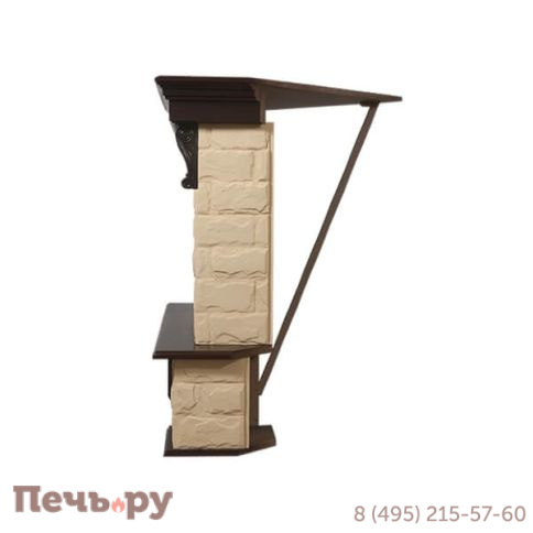 Каминокомплект  Electrolux Firelight Forte 30U (угловой) с очагом EFP/P-3020LS фото 4