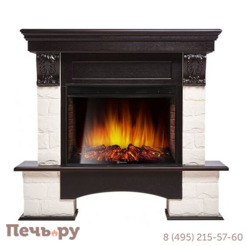 Каминокомплект Electrolux Firelight  Forte камень белый с  Sphere Plus EFP/P-2720RLS фото 3