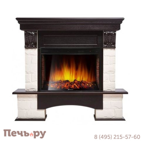 Каминокомплект Electrolux Firelight  Forte камень белый с  Sphere Plus EFP/P-2720RLS фото