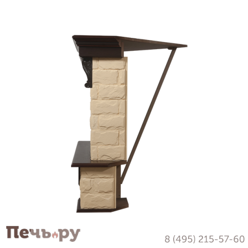 Каминокомплект Electrolux Firelight  Forte U с Sphere Plus EFP/P-2720RLS (угловой) фото 2