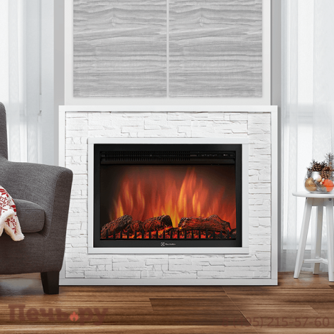 Каминокомплект  Electrolux Firelight Loft 30 с очагом EFP/P-3020LS фото 3
