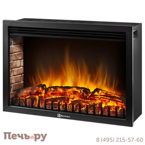 Каминокомплект  Electrolux Firelight Quadro 30 с очагом EFP/P-3020LS фото 2