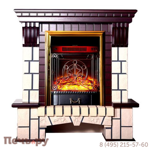 Каминокомплект InterFlame Exter М / Экстер М  с очагом Fobos/Majestic фото