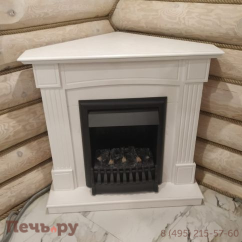 Каминокомплект RealFlame Andrea Corner WT с очагом 3D Oregan фото 2