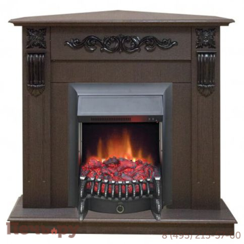 Каминокомплект RealFlame Dominica Corner c Fobos s Lux BR/  Majestic s Lux BR фото 4