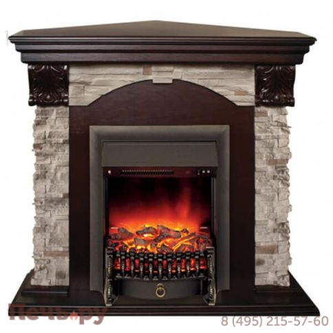 Каминокомплект RealFlame Dublin Rock Corner с Fobos Lux/Majestic Lux фото