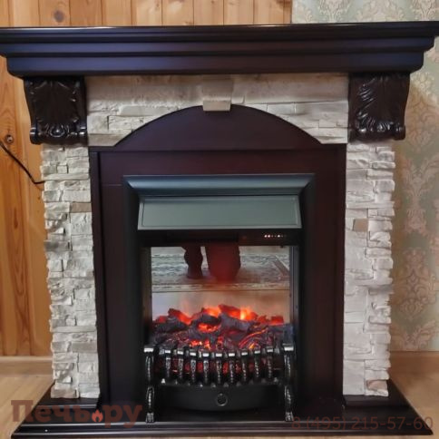 Каминокомплект RealFlame Dublin Rock с Fobos Lux/Majestic Lux фото 3